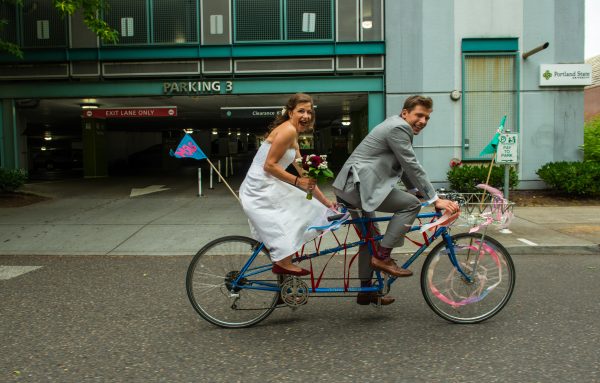 portland bike friendly wedding planner