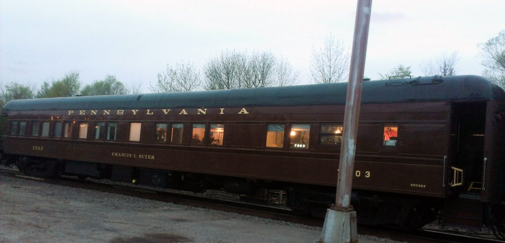 old vintage rail car