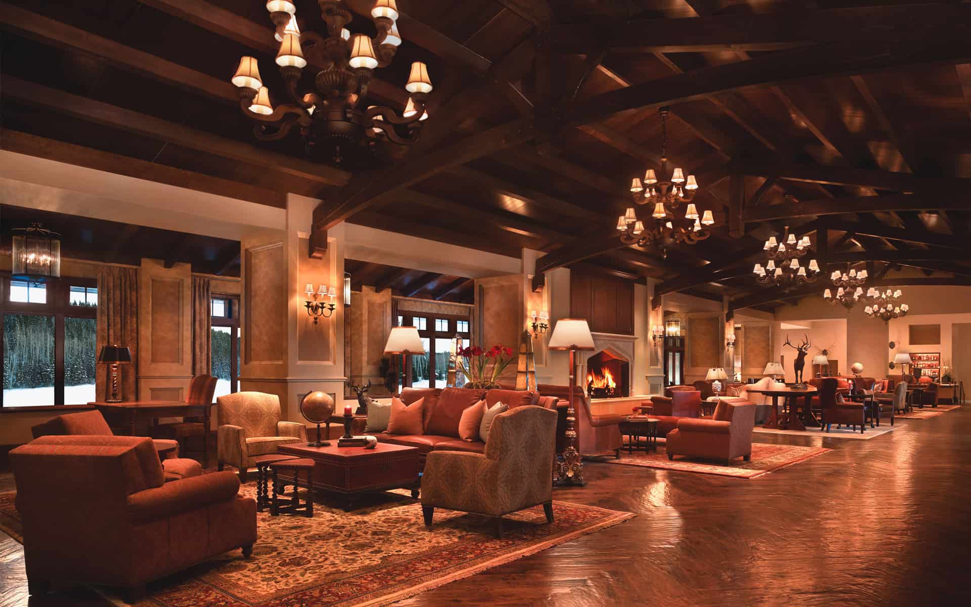 View of hotel lobby at Montage Deer Valley