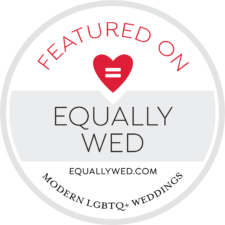 LGBTQ+ friendly business - Featured on Equally Wed Logo
